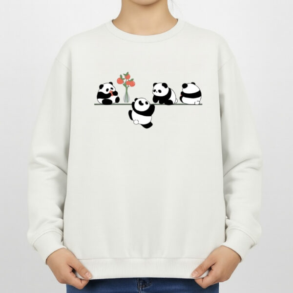 سویشرت زنانه مدل پاندا های بامزه کد v12