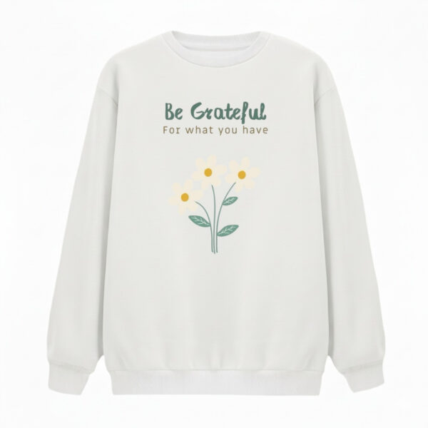 سویشرت زنانه مدل شکرگزار