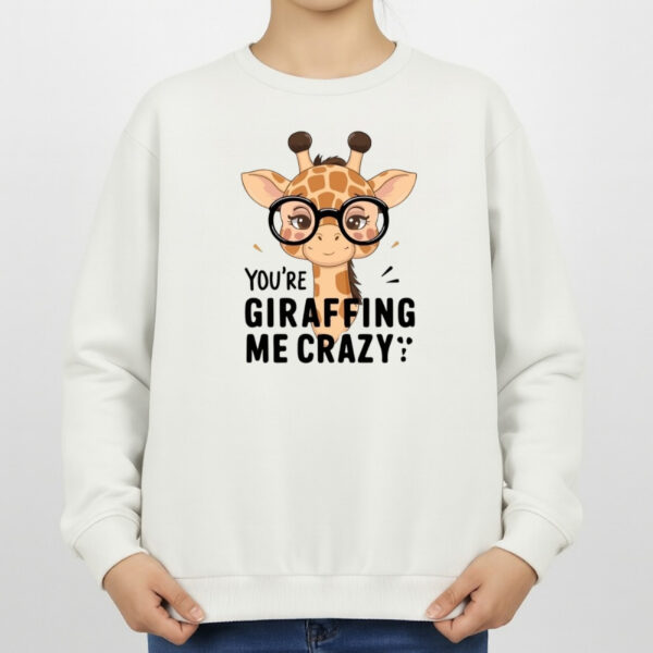 سویشرت زنانه مدل زرافه عینکی کد v4