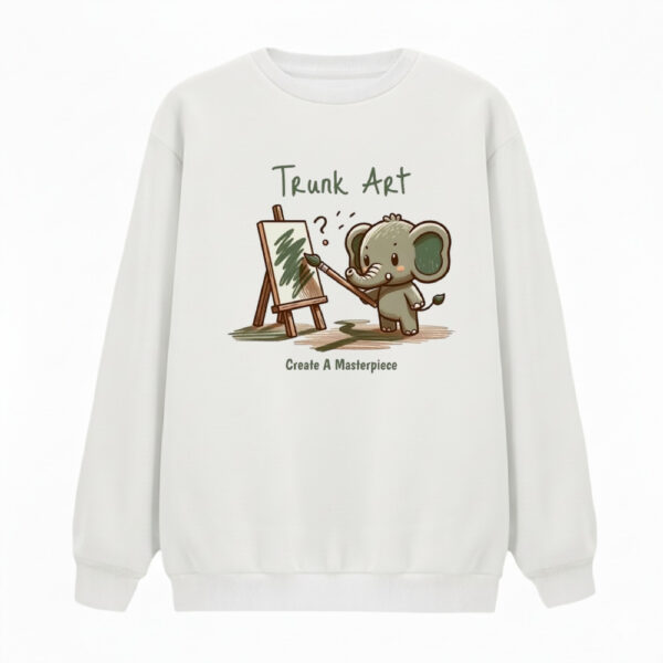 سویشرت زنانه مدل فیل نقاش کد v1