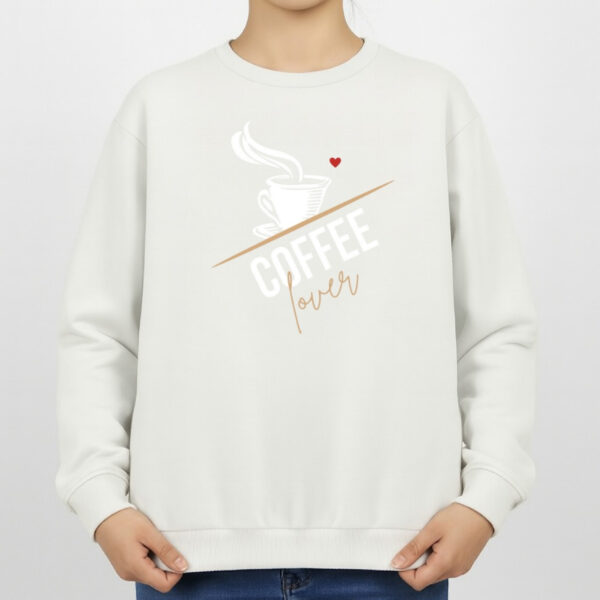 سویشرت زنانه مدل نوشته قهوه کد v7