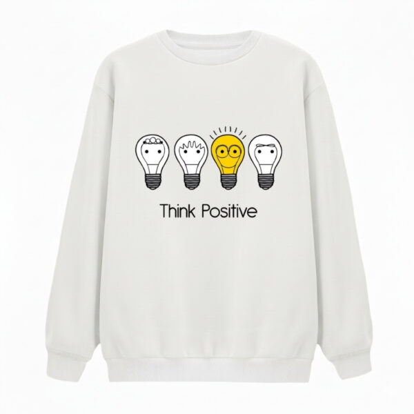 سویشرت زنانه مدل فکر مثبت