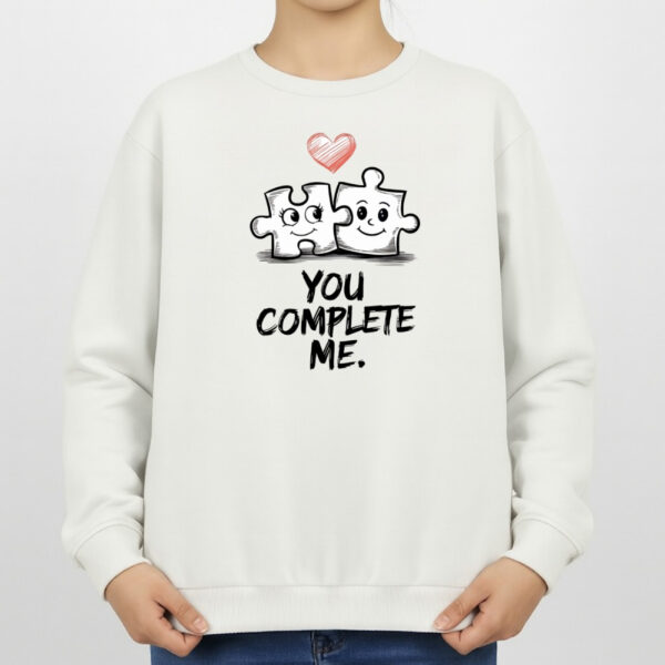 سویشرت زنانه مدل پازل عاشق کد v1