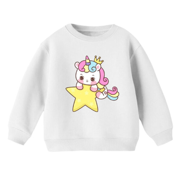 سویشرت بچگانه مدل یونیکورن کد 10