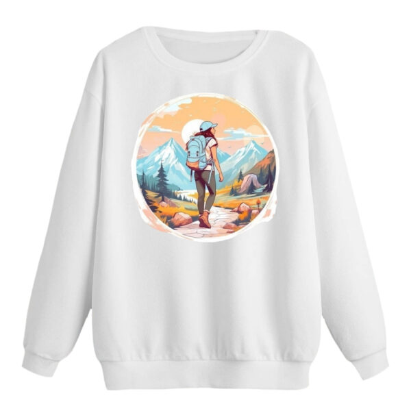 سویشرت زنانه مدل طبیعت گرد کد p2