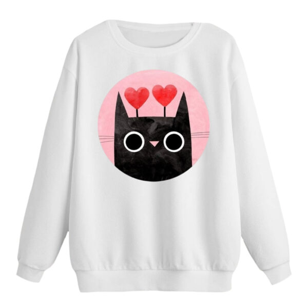 سویشرت زنانه مدل گربه کد p8