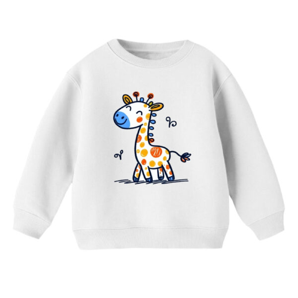 سویشرت بچگانه مدل نقاشی زرافه