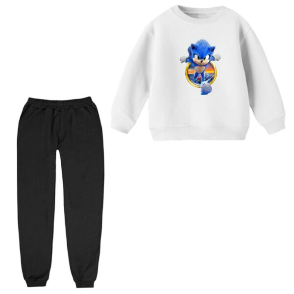 ست سویشرت و شلوار راحتی بچگانه مدل سونیک کد 001