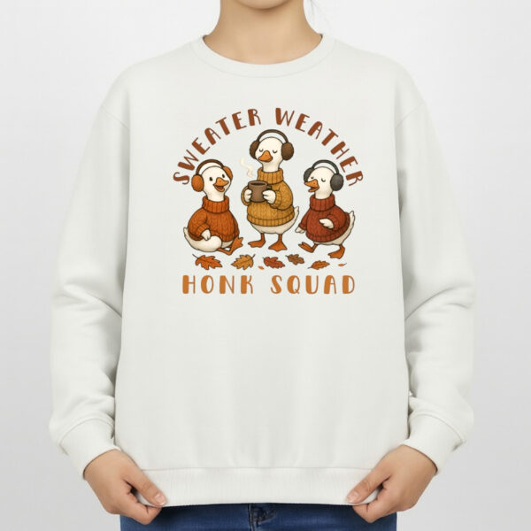 سویشرت زنانه مدل اردک های پاییز کد v3