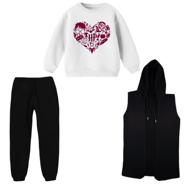 ست 3 تکه لباس راحتی بچگانه مدل هری پاتر کد 2