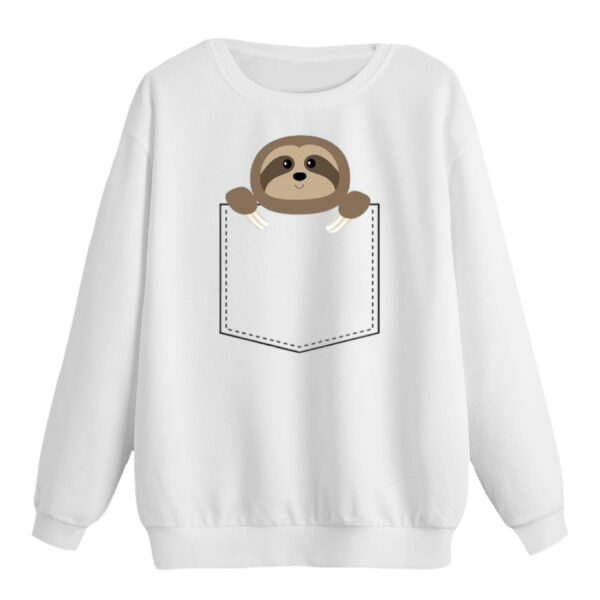 سویشرت زنانه مدل تنبل جیبی کد p1