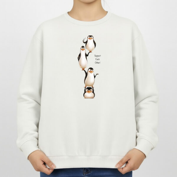 سویشرت زنانه مدل پنگوئن ها v7