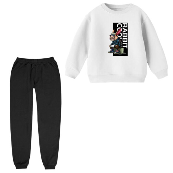 ست سویشرت و شلوار راحتی بچگانه مدل خرگوش کد ۱۱