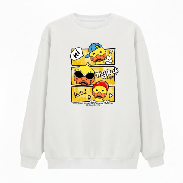 سویشرت زنانه مدل اردک های خوشحال کد v4