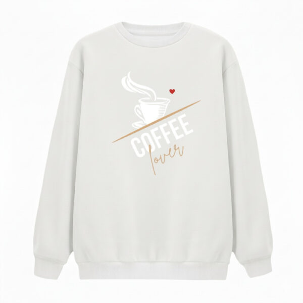 سویشرت زنانه مدل نوشته قهوه کد v7