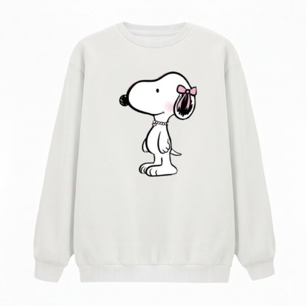 سویشرت زنانه مدل اسنوپی پاپیون کد v23