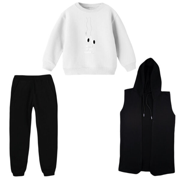 ست 3 تکه لباس راحتی بچگانه مدل هندزفری