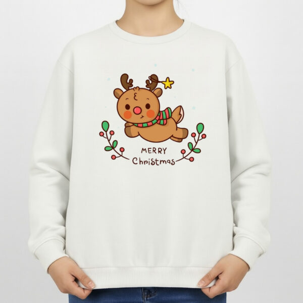 سویشرت زنانه مدل گوزن کریسمس کد v4