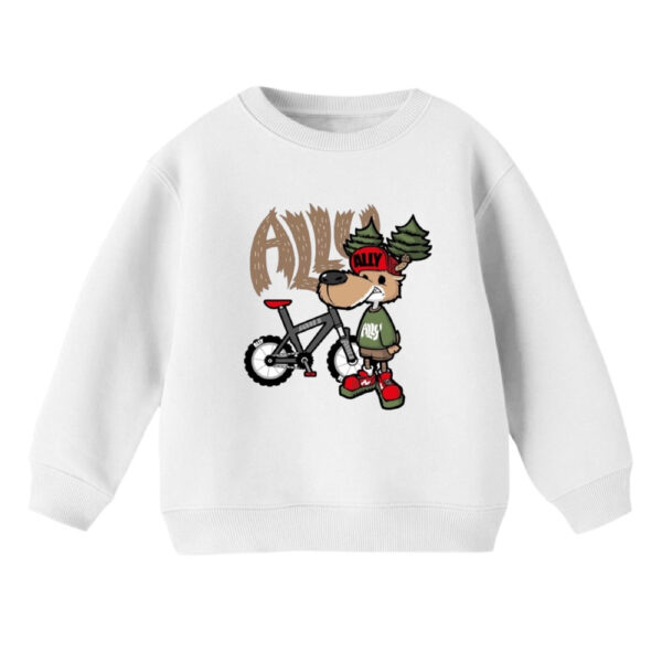 سویشرت بچگانه مدل گوزن و دوچرخه