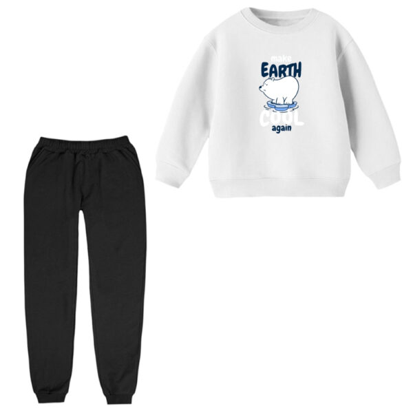 ست سویشرت و شلوار راحتی بچگانه مدل خرس قطبی