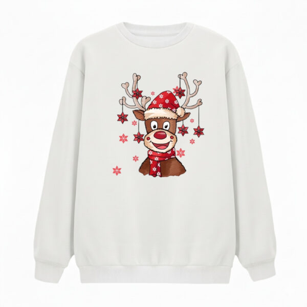 سویشرت زنانه مدل گوزن کریسمس کد v6