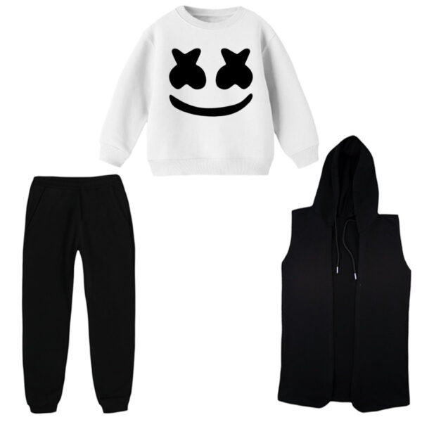 ست 3 تکه لباس راحتی بچگانه مدل مارشمالو