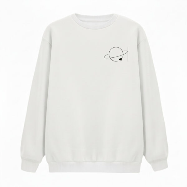 سویشرت زنانه مدل سیاره و قلب کد v1