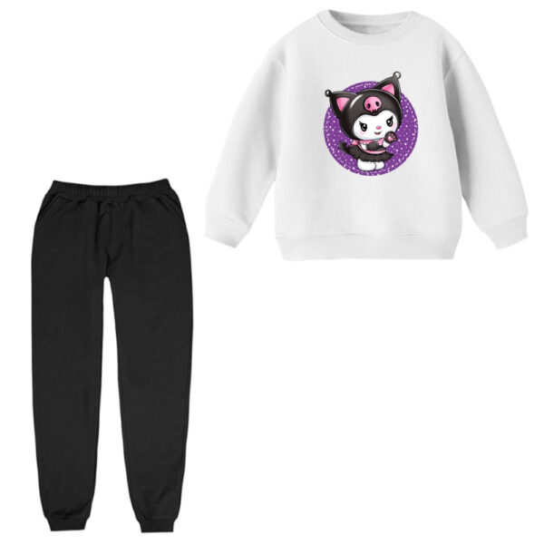 ست سویشرت آستین بلند و شلوار راحتی بچگانه مدل کرومی کد 3