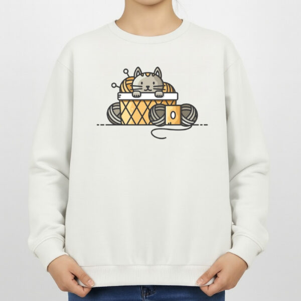 سویشرت زنانه مدل گربه کد v22