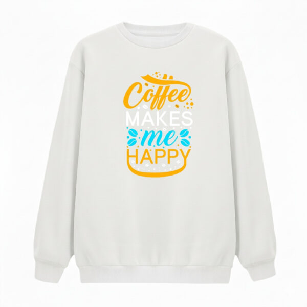 سویشرت زنانه مدل نوشته قهوه کد v6