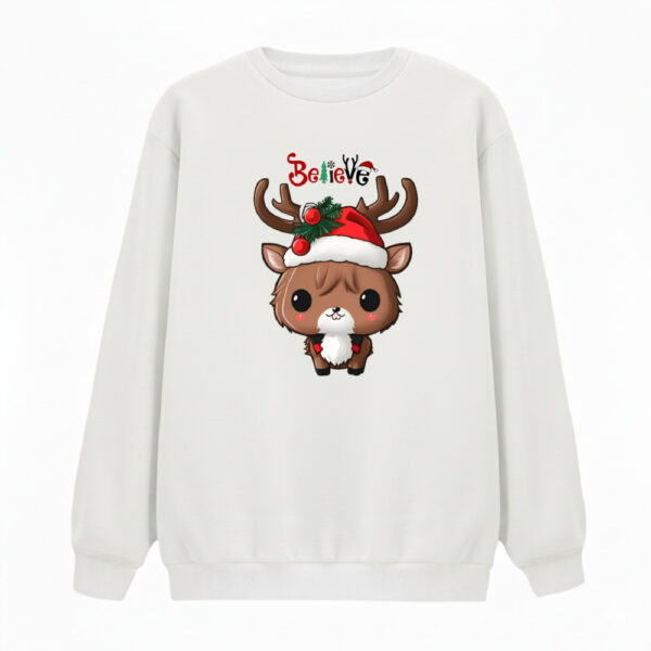 سویشرت زنانه مدل گوزن کریسمس کد v2