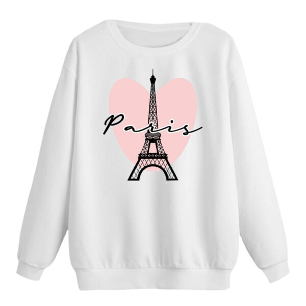 سویشرت زنانه مدل پاریس کد p1