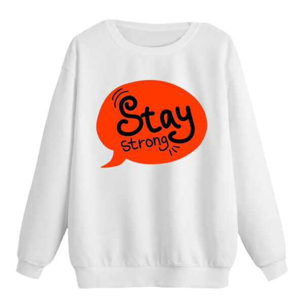 سویشرت زنانه مدل نوشته قوی بمون کد p1