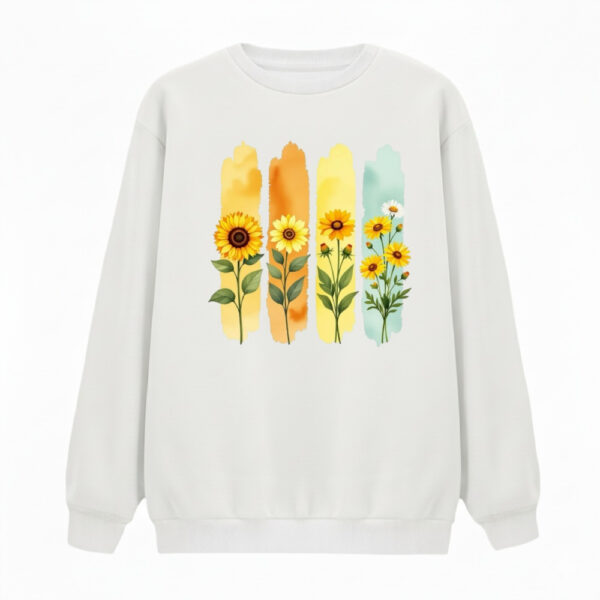 سویشرت زنانه مدل گل کد v5