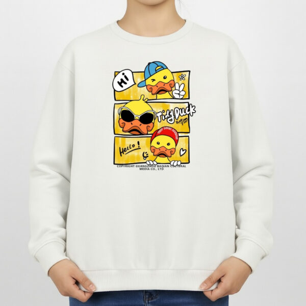 سویشرت زنانه مدل اردک های خوشحال کد v4