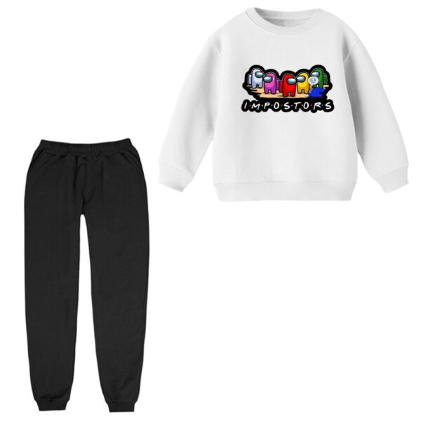 ست سویشرت و شلوار راحتی بچگانه مدل امانگ آس کد 1