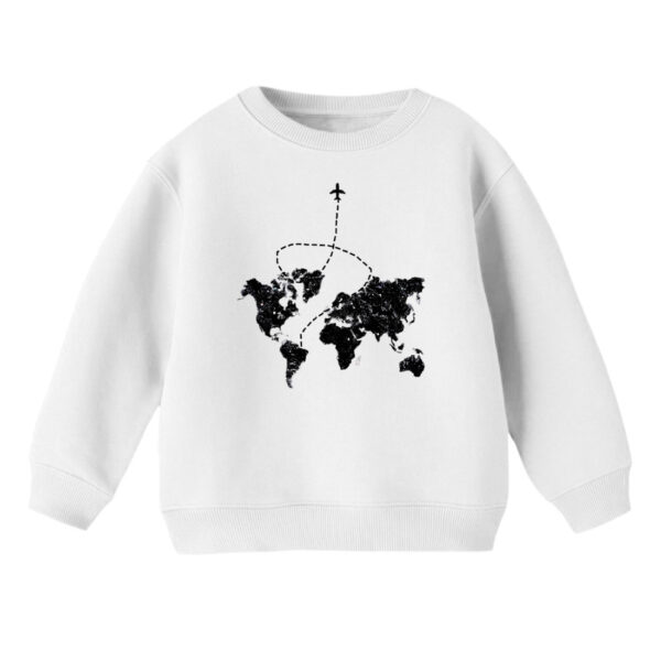 سویشرت بچگانه مدل نقشه جهان کد 1