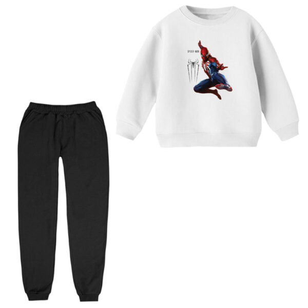 ست سویشرت و شلوار راحتی بچگانه مدل مرد عنکبوتی کد ۲۵