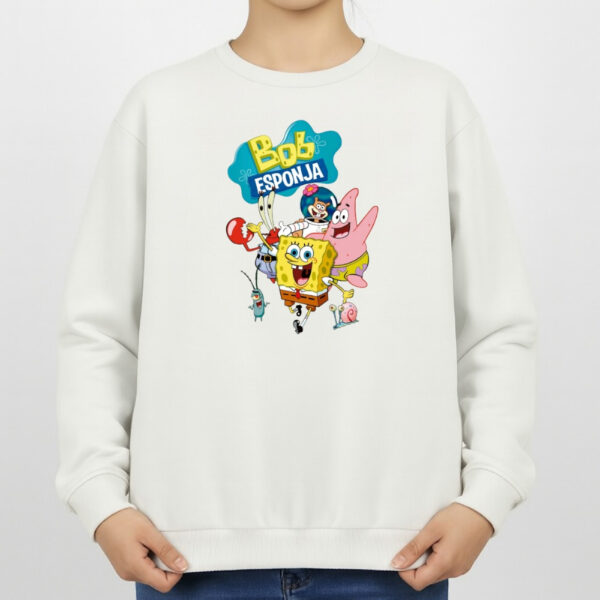 سویشرت زنانه مدل باب اسفنجی و دوستان کد v8