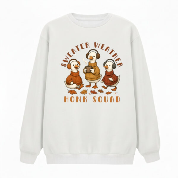 سویشرت زنانه مدل اردک های پاییز کد v3