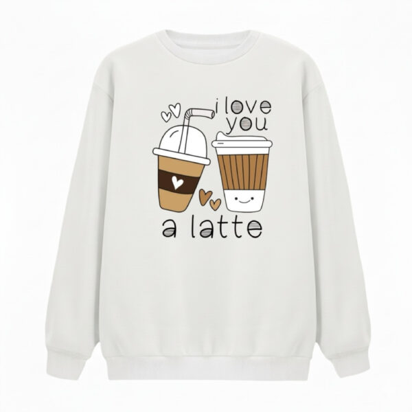 سویشرت زنانه مدل لیوان قهوه کد v18