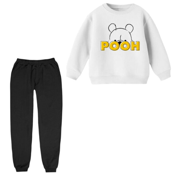 ست سویشرت و شلوار راحتی بچگانه مدل پو کد ۳