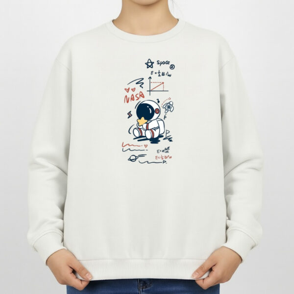 سویشرت زنانه مدل فضانورد و محاسبات کد v15