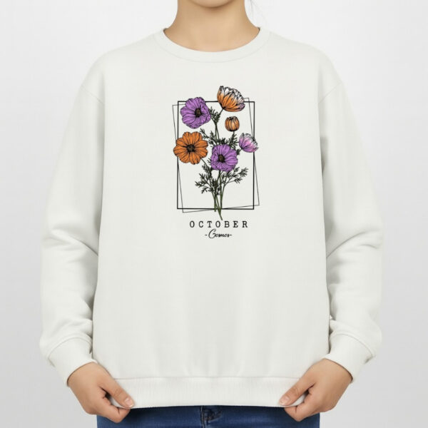 سویشرت زنانه مدل گل کد v1