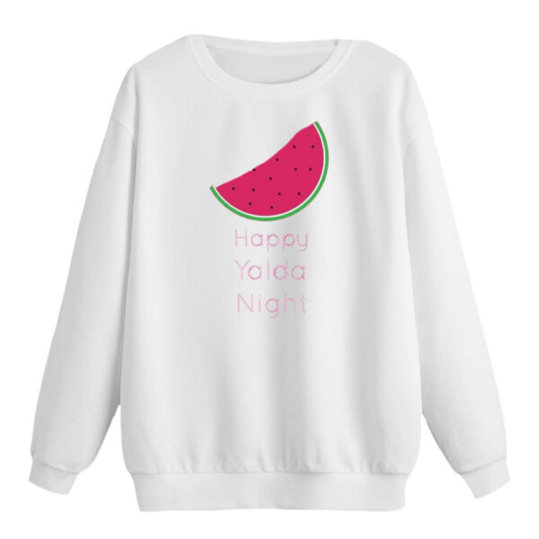 سویشرت زنانه مدل هندوانه یلدایی کد p7