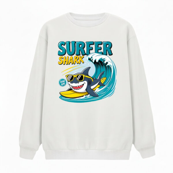 سویشرت زنانه مدل کوسه موج سوار