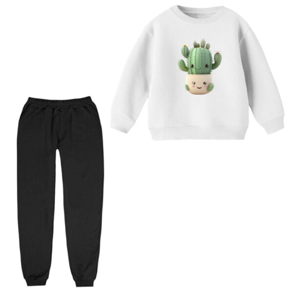 ست سویشرت و شلوار راحتی بچگانه مدل کاکتوس کد ۲