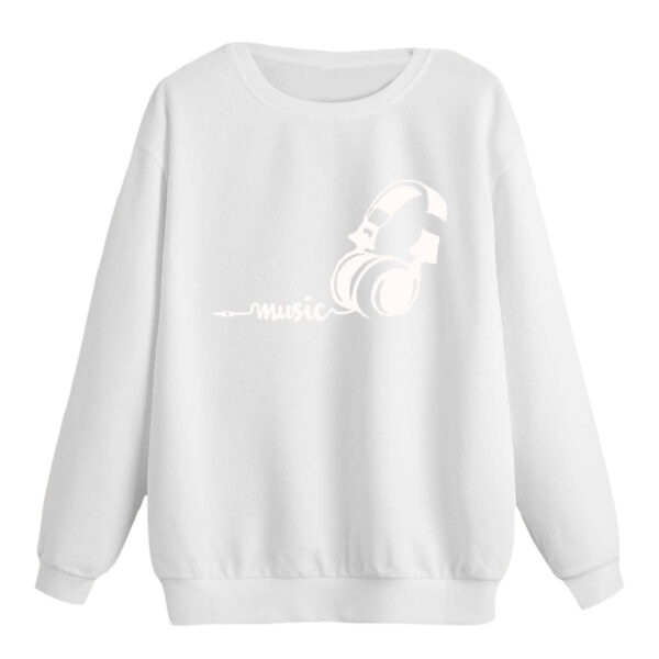 سویشرت زنانه مدل موزیک کد p1