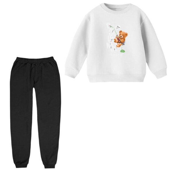 ست سویشرت و شلوار راحتی بچگانه مدل تدی