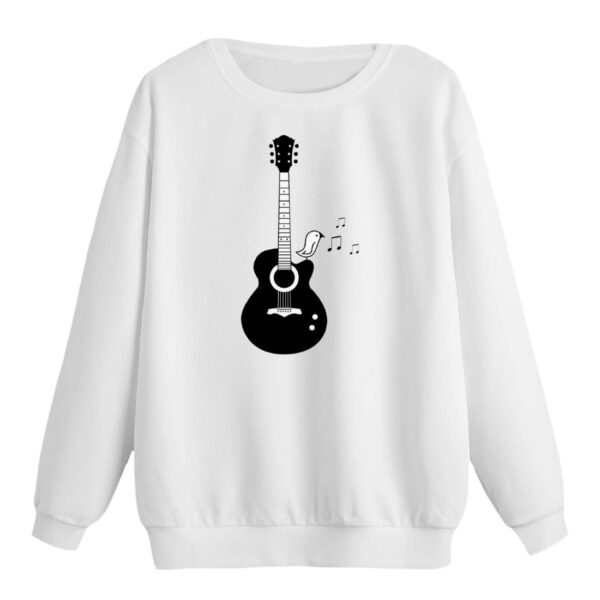 سویشرت زنانه مدل گیتار و پرنده کد p1